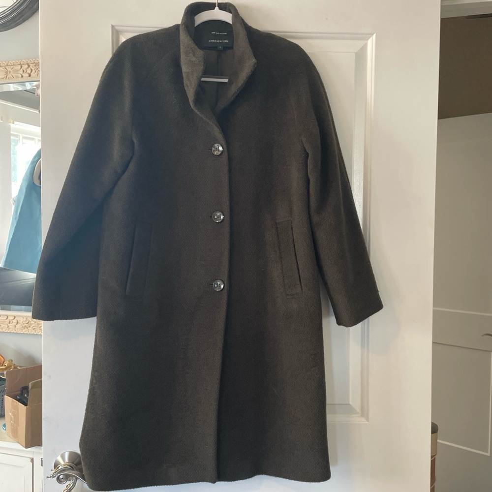 Jones New York Dark Brown Trench Coat